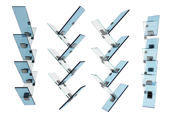 Montana Wall-Mounted Glass Shelf without interior