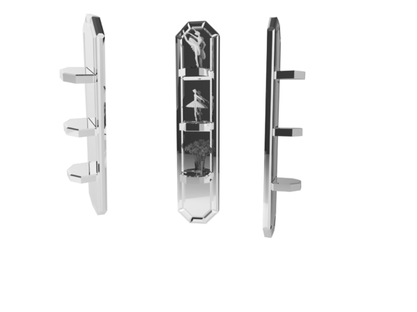 Lea Mirrored Shelves without interior