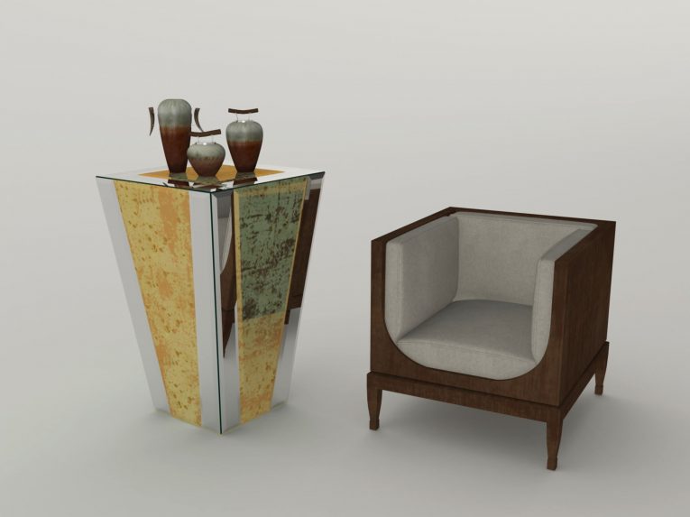 Georgian Mirrored Console Table