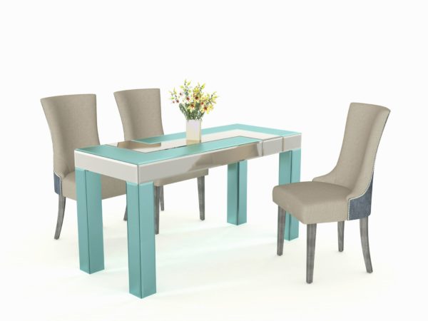 Granada Mirrored Dining Table without interior
