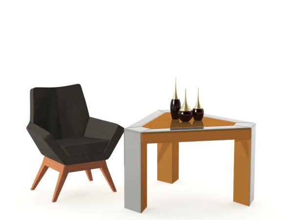 Naxos Mirrored Dining Table without interior